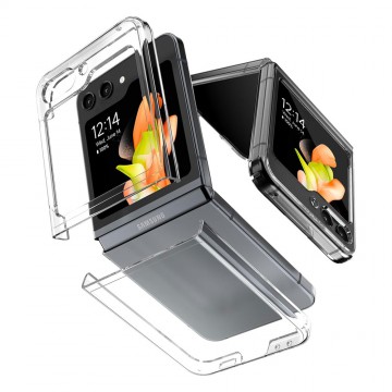 Mercury Clear Hard Case Cover for Samsung Galaxy Z Flip 5