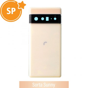 Rear Housing for Google Pixel 6 Pro G949-00224-01 (Service Pack)-Sorta Sunny