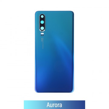 Rear Cover Glass with Camera Lens for Huawei P30-Aurora