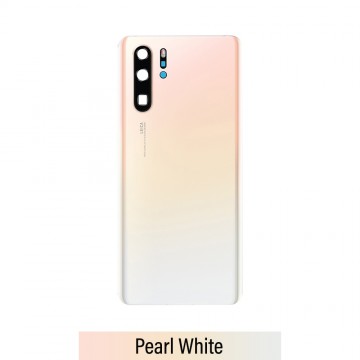 Rear Cover Glass with Camera Lens for Huawei P30 Pro-Pearl White