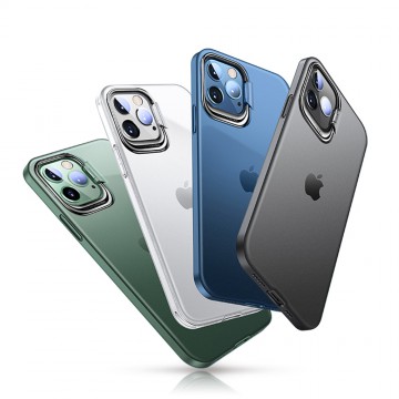 Invisible Bracket Protection Case Cover for iPhone 12 / 12 Pro (6.1'')