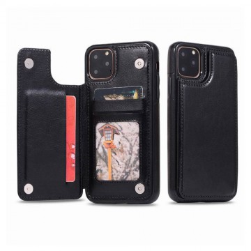 Back Flip Leather Wallet Cover Case for iPhone 11  (6.1'')