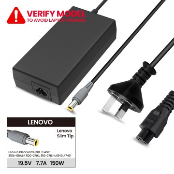 Laptop Power Adapter LO150195USB For LLenovo Ideacentre 310-15ASR 310S-08ASR 520-27IKL 910-27ISH A540 A740 (Lenovo Slim Tip)