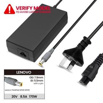 Laptop Power Adapter LO1702007955 For Lenovo ThinkPad W520 W530 (With Pin Inside)