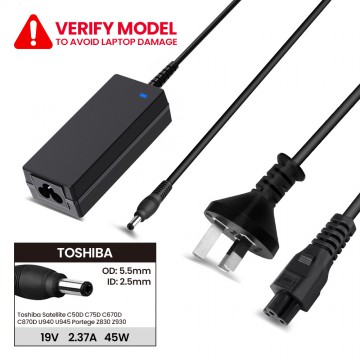 Laptop Power Adapter TA451905525 ForToshiba Satellite C50D C75D C670D C870D U940 U945 Portege Z830 Z930