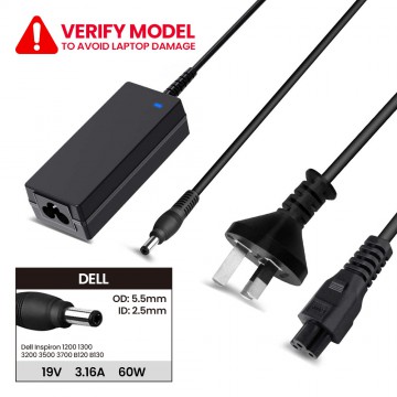 Laptop Power Adapter DL601905525 For Dell Inspiron 1200 1300 3200 3500 3700 B120 B130