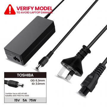 Laptop Power Adapter TA751506330 For Toshiba Tecra A10 A11 M11 Satellite A100 P100 Pro S500
