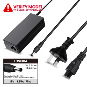 Laptop Power Adapter TA751505525 For Toshiba Satellite A100 A200 A300 L300 L40 L100 M600 M601 M602 M600