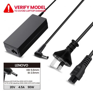 Laptop Power Adapter LO902005525 For Lenovo B570 B570e G550 G570 G580 G770 G780 IdeaPad Z500 Z565 Z570 Z575 Z580 (Lenovo Slim Tip)