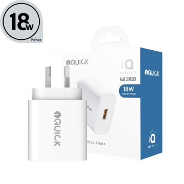iQuick 18W QC3.0 USB-A Charging Adapter