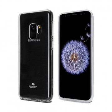 Mercury Transparent Jelly Case Cover for Samsung Galaxy S9