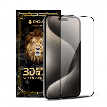 iPhone 16 Pro Full Coverage Tempered Glass Screen Protector