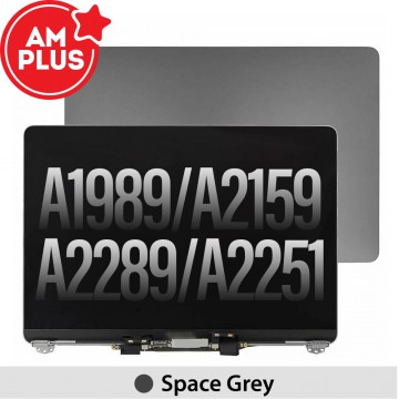 AMPLUS Complete LCD Display Assembly for MacBook Pro 13" A1989(2018-2019) A2159(2019) A2289(2020) A2251(2020)-Space Gray