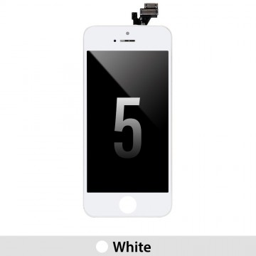 LCD Assembly for iPhone 5 Screen Replacement (Best Quality Aftermarket)-White