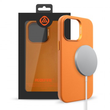 REDEFINE Metal Camera Lens PU Leather Case Cover with Magnetic Ring for iPhone 12 Pro Max