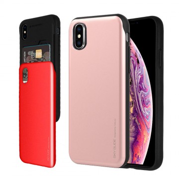 Mercury Sky Slide Bumper Cover Case for iPhone XS Max