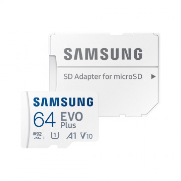 Samsung 64GB EVO Plus 160MB/s MicroSDXC Card With Adapter 2021 (MB-MC64SA)