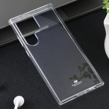 Mercury Transparent Jelly Case Cover for Samsung Galaxy S22 Ultra