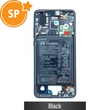 Chassis Mid Frame Cover + Battery for Huawei P20 02351WKJ (Service Pack)-Black