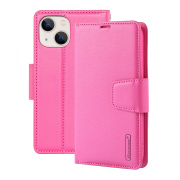 Hanman PU Flip Leather Wallet Case for iPhone 14 Plus