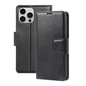 Hanman PU Flip Leather Wallet Case for iPhone 14 Pro
