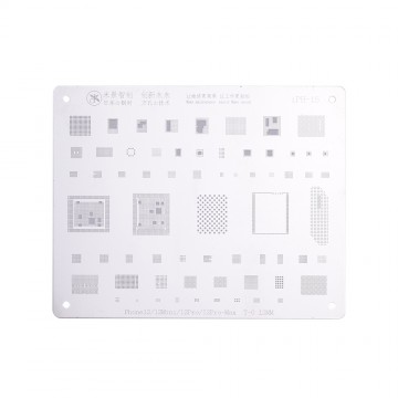 MiJing High Precision BGA Reballing Stencil for iPhone 12 mini / 12 / 12 Pro / 12 Pro Max