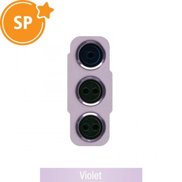 Rear Camera Lens Back Glass Cover for Samsung Galaxy S21 FE 5G G990B GH98-46772D (Service Pack)-Violet
