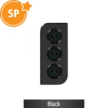 Rear Camera Lens Back Glass Cover for Samsung Galaxy S21 Plus G996B GH98-46213A (Service Pack)-Black