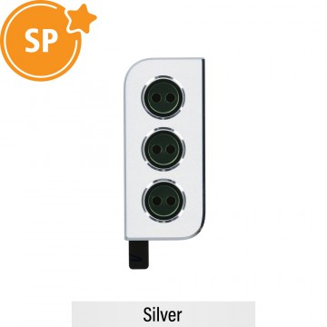 Rear Camera Lens Back Glass Cover for Samsung Galaxy S21 Plus G996B GH98-46213C (Service Pack)-Silver