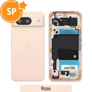 Rear Housing for Google Pixel 8 G949-00565-01 (Service Pack)-Rose