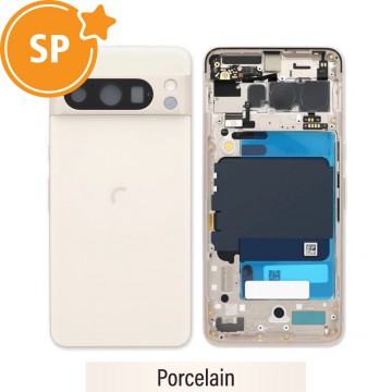 Rear Housing for Google Pixel 8 Pro G949-00694-01 (Service Pack)-Porcelain