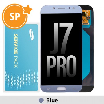 Samsung Galaxy J7 Pro (2017) J730F OLED Screen Replacement Digitizer  GH97-20736B (Service Pack)-Blue