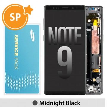 Samsung Galaxy Note 9 N960F OLED Screen Replacement with Fram Digitizer GH97-22269A/22270A (Service Pack)-Midnight Black