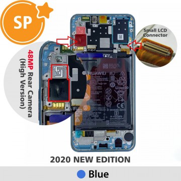 Huawei P30 Lite New Edition 2020 LCD Screen Digitizer 02353FQE (Service Pack)-Blue- This is 2020 new edition, not 2019 edition, please read carefully before purchase
