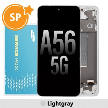 Samsung Galaxy A56 5G A566B OLED Replacement with Frame GH82-36829B  (Service Pack)-Lightgray