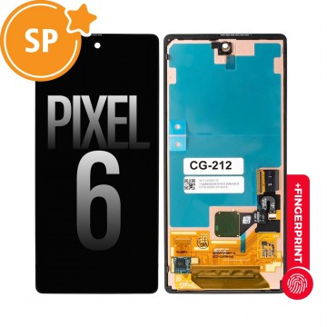 OLED Screen Digitizer with Frame and Fingerprint for Google Pixel 6 (Service Pack) (SEE HOW TO RECOVER THE FINGERPRINT FUNCTION AT DESCRIPTION)