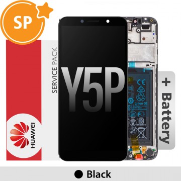 Huawei Y5p LCD Screen Replacement 02353RJP (Service Pack)-Black