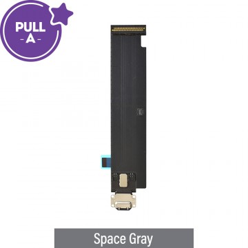 Charging Port with Flex Cable for iPad Pro 12.9 (2015) (Wi-Fi+Cellular) (PULL-A)-Space Gray