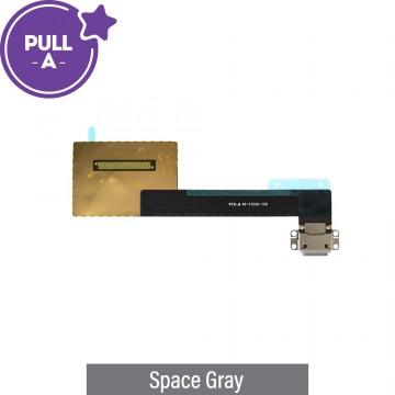 Charging Port with Flex Cable for iPad Pro 9.7 (PULL-A)-Space Gray