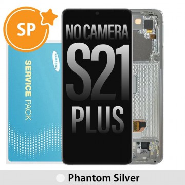 Samsung Galaxy S21 Plus 5G G996 OLED Screen Replacement with Frame GH82-27267C (Service Pack)-Phantom Silver