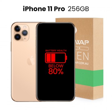 Apple Used Fully Functional iPhone 11 Pro 256GB Below 80% Battery Health - Grade B (Good)