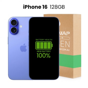 Apple Used Fully Functional iPhone 16 128GB 100% New Battery - Grade A (As New)