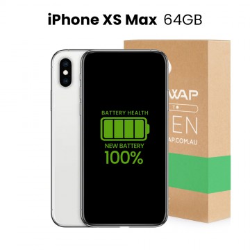 Apple Used Fully Functional iPhone XS Max 64GB 100% New Battery - Grade C (Acceptable)
