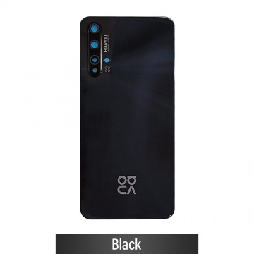 Rear Cover Glass with Camera Lens for Huawei nova 5T-Black