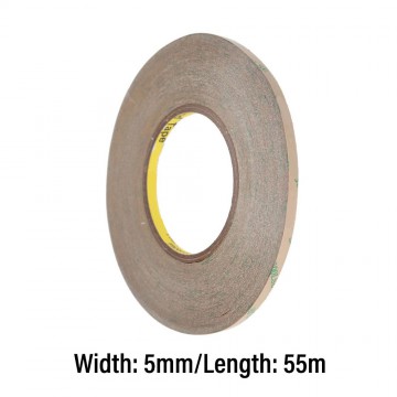 3M High Performance Clear Double Sided Adhesive Transfer Tape 5mm