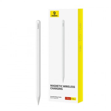 Baseus Smooth Writing 2 Series Stylus with LED Indicators (P80015803213-00) (Active Version)-Moon White