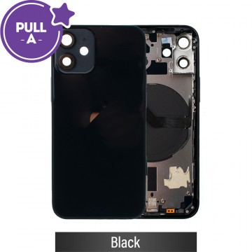 Rear Housing for iPhone 12 mini (PULL-A)-Black