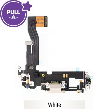 Charging Port for iPhone 12 / 12 Pro (PULL-A)-White