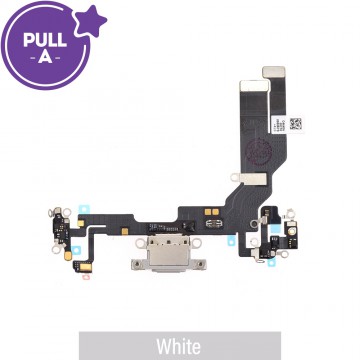 Charging Port for iPhone 16E (PULL-A)-White