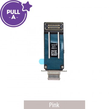 Charging Port with Flex Cable for iPad mini (2021) (PULL-A)-Pink